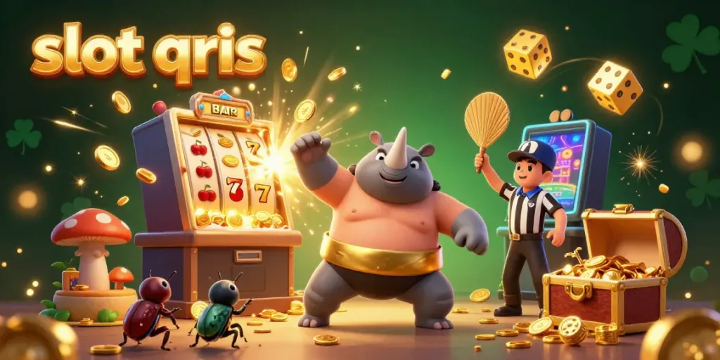 Bermain slot qris dengan pengalaman seru dari karakter unik dalam ilustrasi menarik.