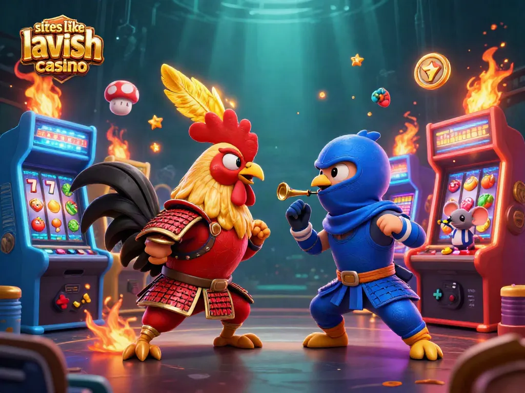 Engage with exciting games like Lavish Luck Casino featuring vibrant characters and slot elements.