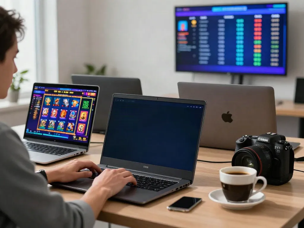 Engaging gaming experience on bro138 platform showcasing vibrant graphics and real-time stats.
