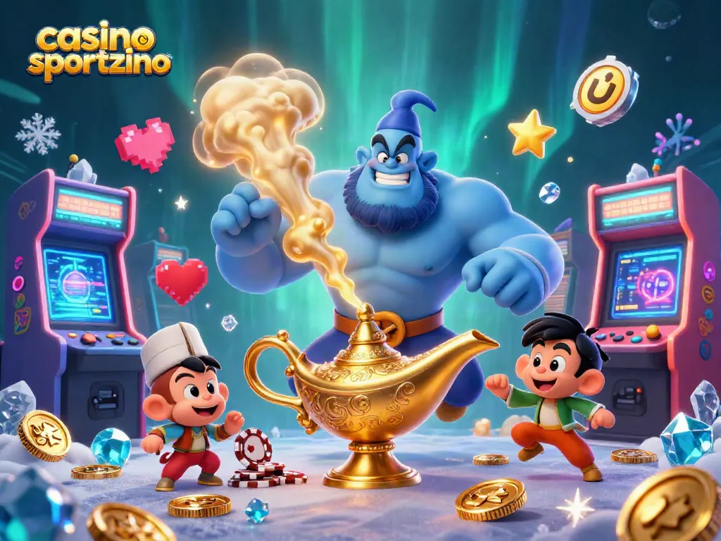 Enjoy thrilling games at a casino like Sportzino with vibrant characters and exciting graphics.