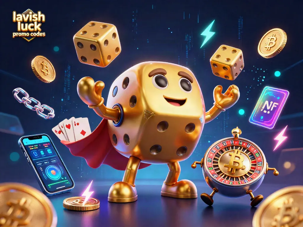 Engage with Lavish Luck promo codes for exclusive casino bonuses, featuring a dynamic gaming scene.