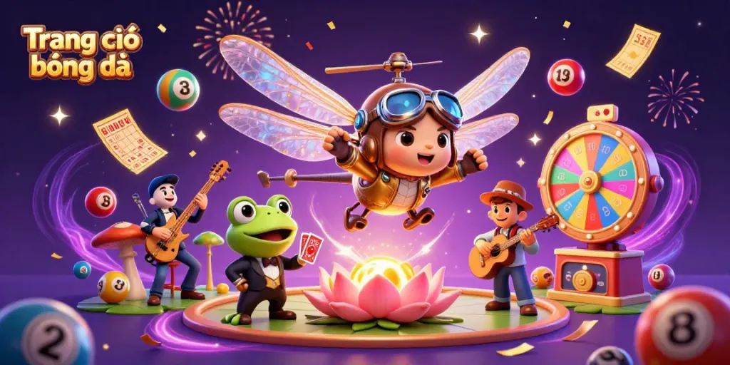 Engage with Trang cá độ bóng đá through a vibrant scene of betting excitement and dynamic illustrations.