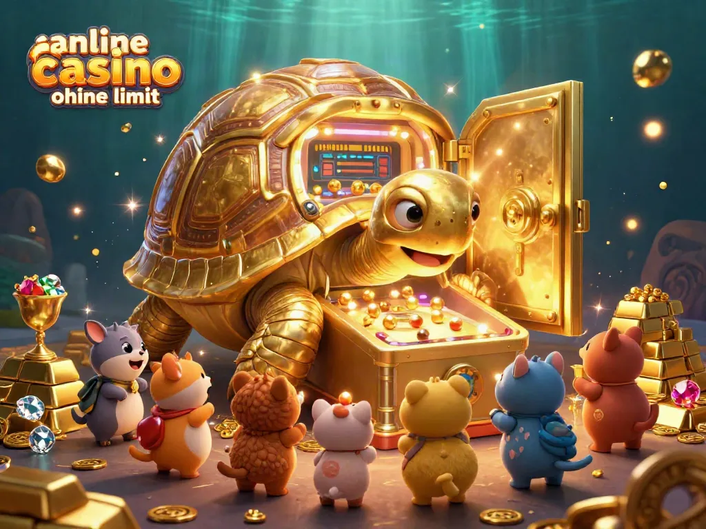 Experience the excitement of playing at an "online casino ohne limit" with vibrant animated characters, treasures, and casino themes.