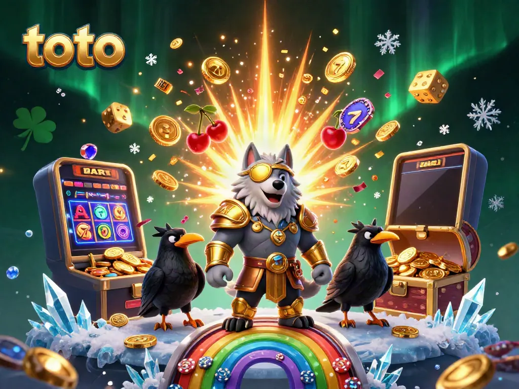 Experience winning thrills with toto in a vibrant Norse mythology-themed casino adventure.