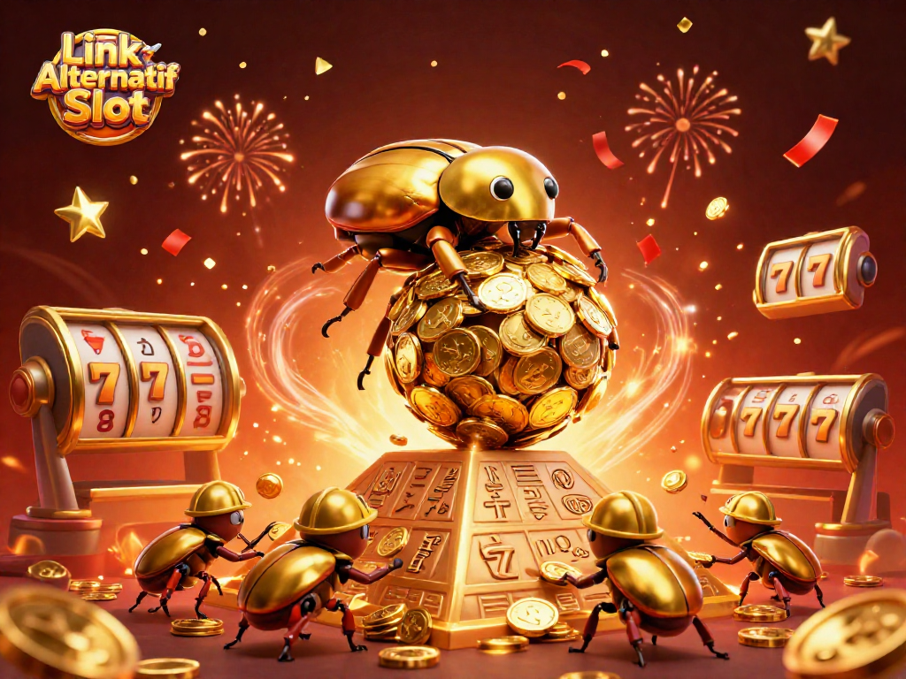Engage with the thrilling Link Alternatif Slot featuring dynamic 3D characters and rich casino elements.
